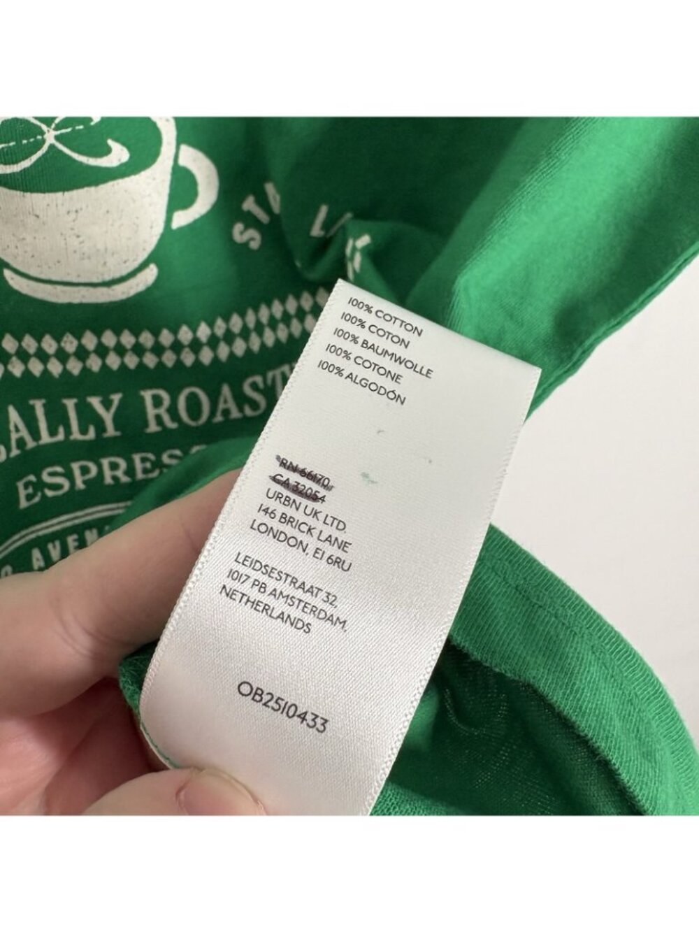 Maeve Anthropologie Sz XS Green Short Sleeve Evelyn Perfect Cotton T-Shirt NWOT - Picture 10 of 10